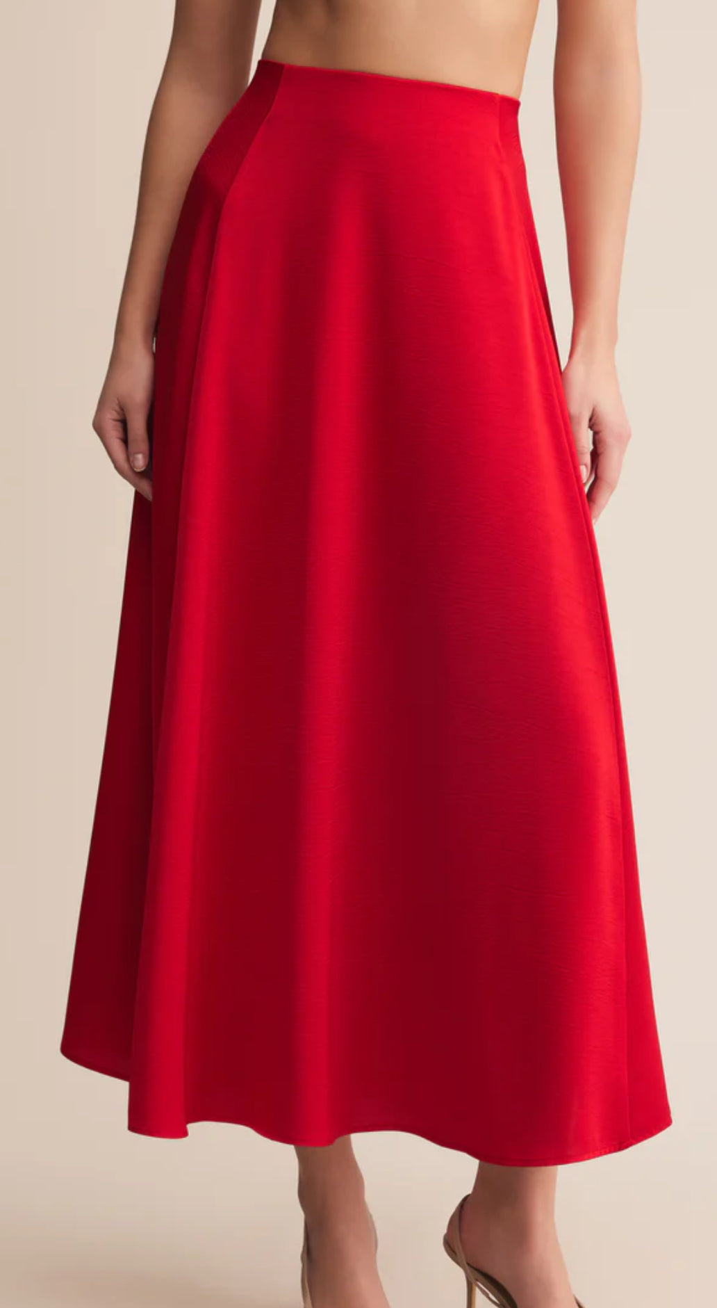 NORTHPOINTE SATIN MIDI SKIRT - Z Supply