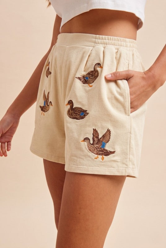Mallard duck shorts (2) colors