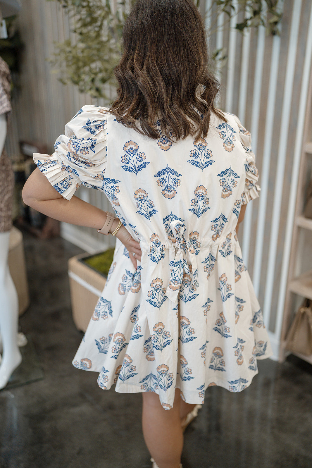 Floral Tie Back dress - by Karlie