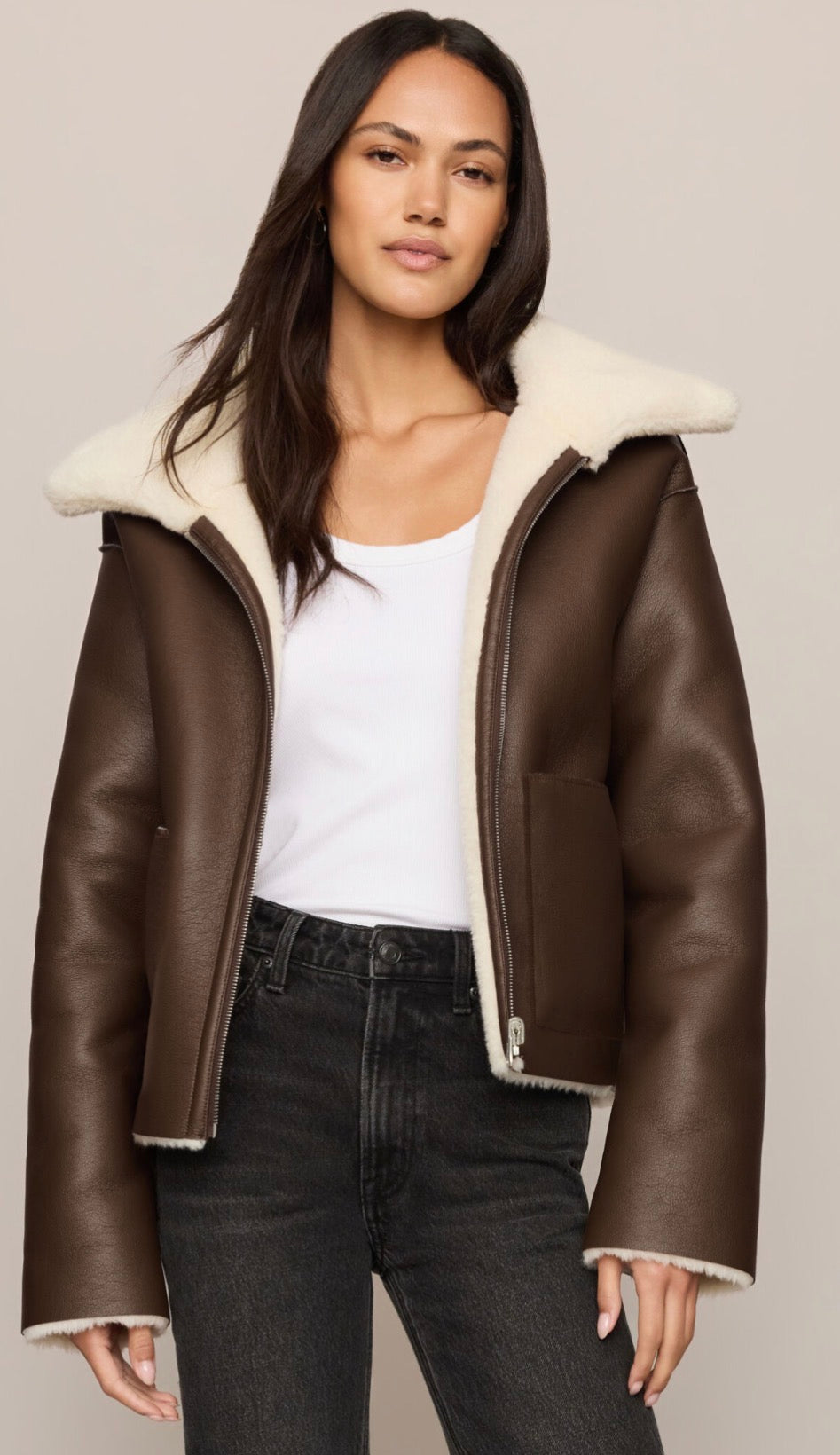 Jensen Reversible Jacket Dark Chocolate - Z Supply