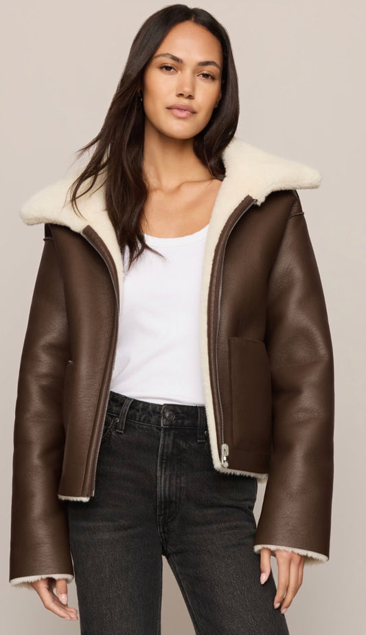 Jensen Reversible Jacket Dark Chocolate - Z Supply