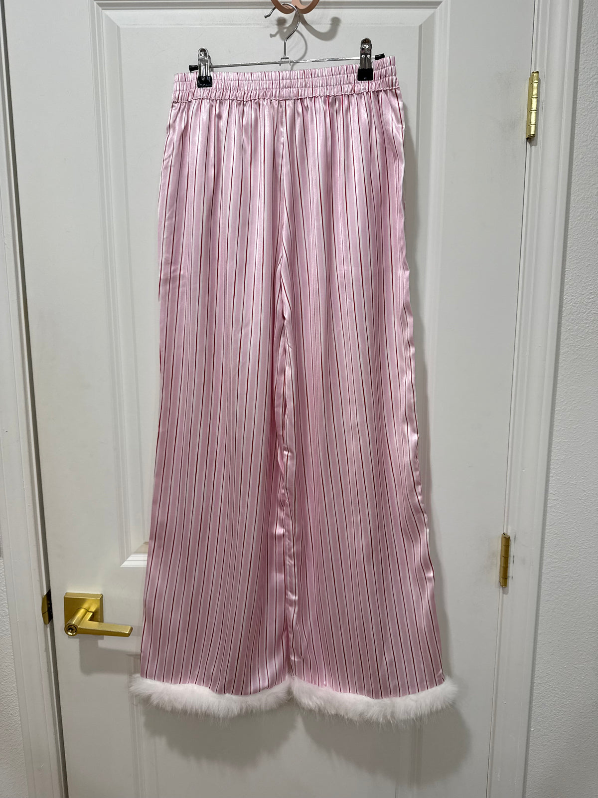 Pink/red stripe PJ SET