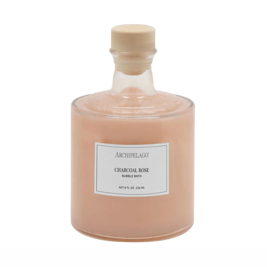 CHARCOAL ROSE BUBBLE BATH 8 OZ