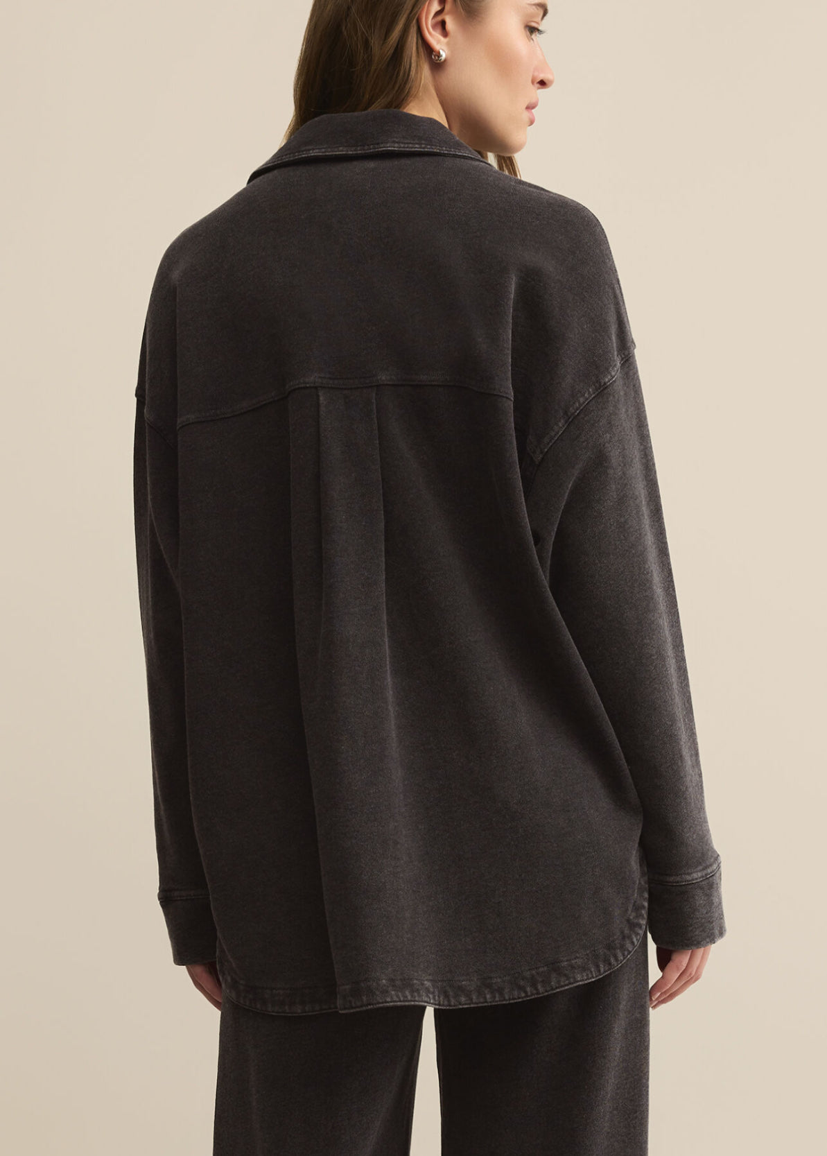 All Day Knit Denim Jacket vintage black- Z Supply