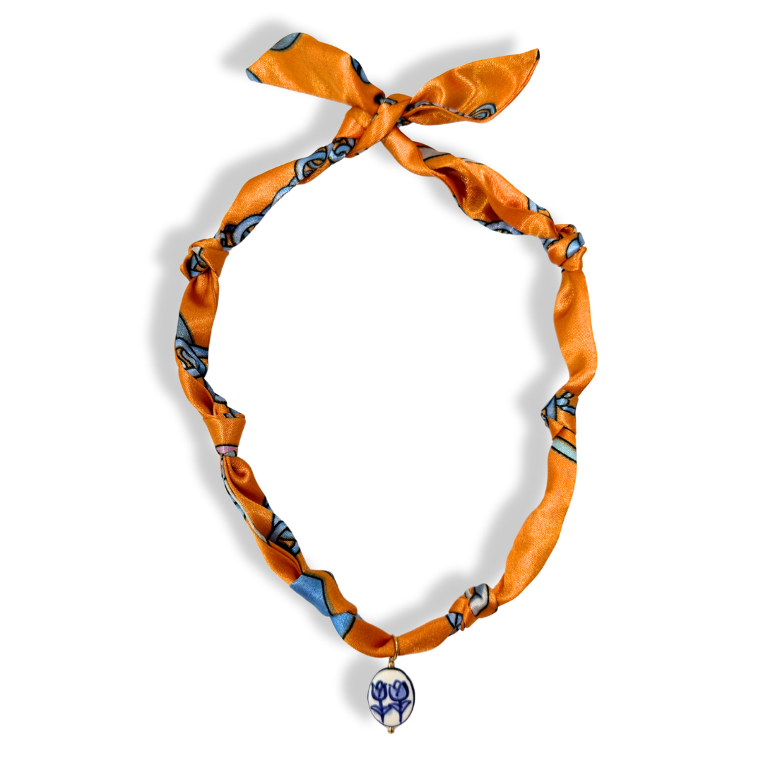 Scarf Bandana Charm Necklaces