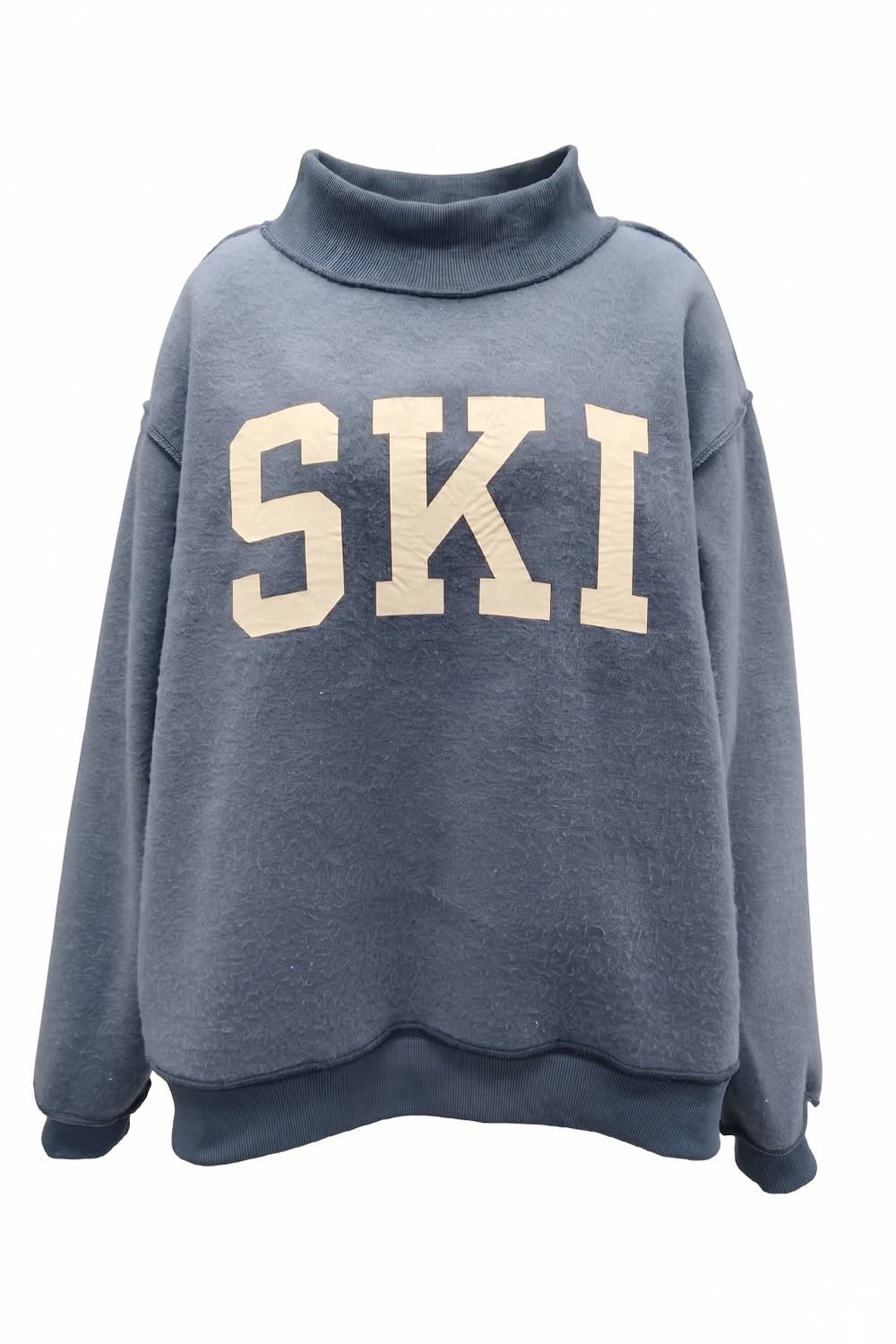 APRES | 'APRES/SKI' Reversible Mock-Neck Sweatshirt