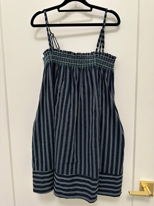 Navy Stripe Midi