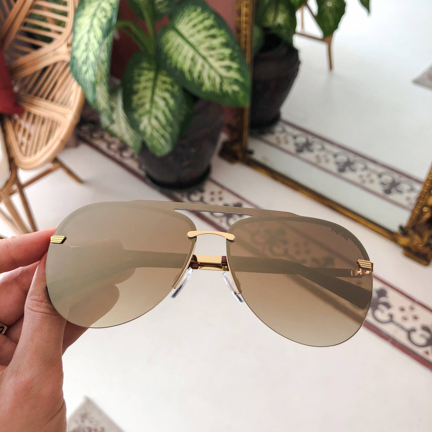 Rio Gold Sunglasses
