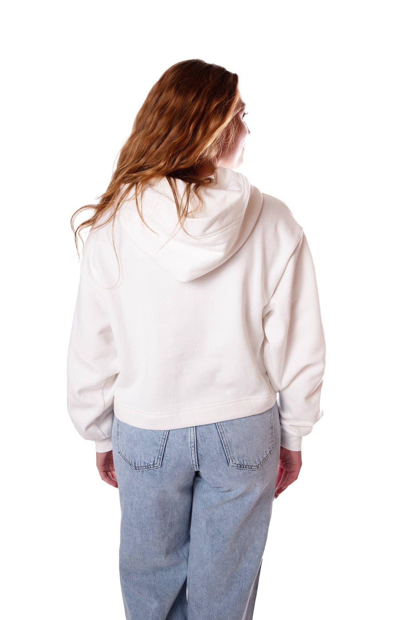 Arkansas Layer Patch Luxe Crop Hoodie