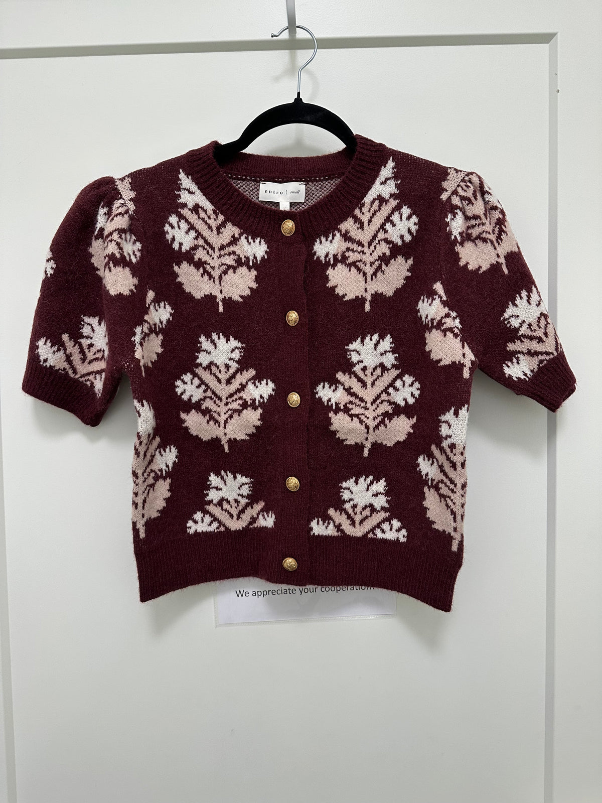 Cam sweater top