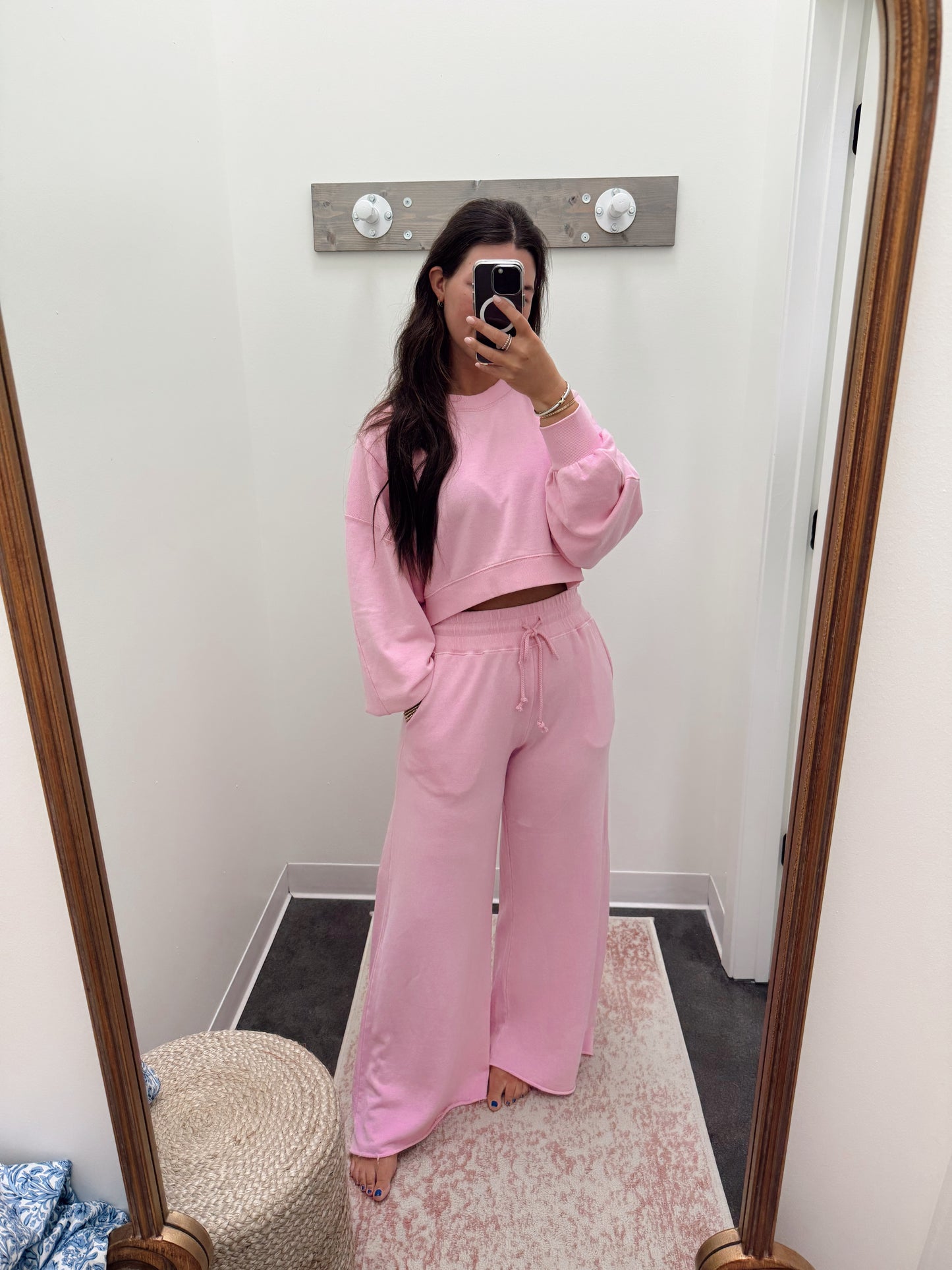 Trail Ribbed L/as Crop Set (3colors)