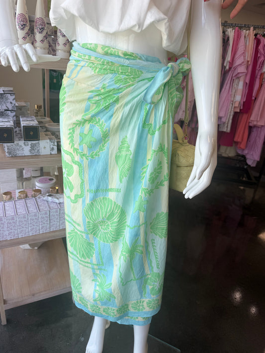 SEA SHELL STRIPE SARONG - Karlie