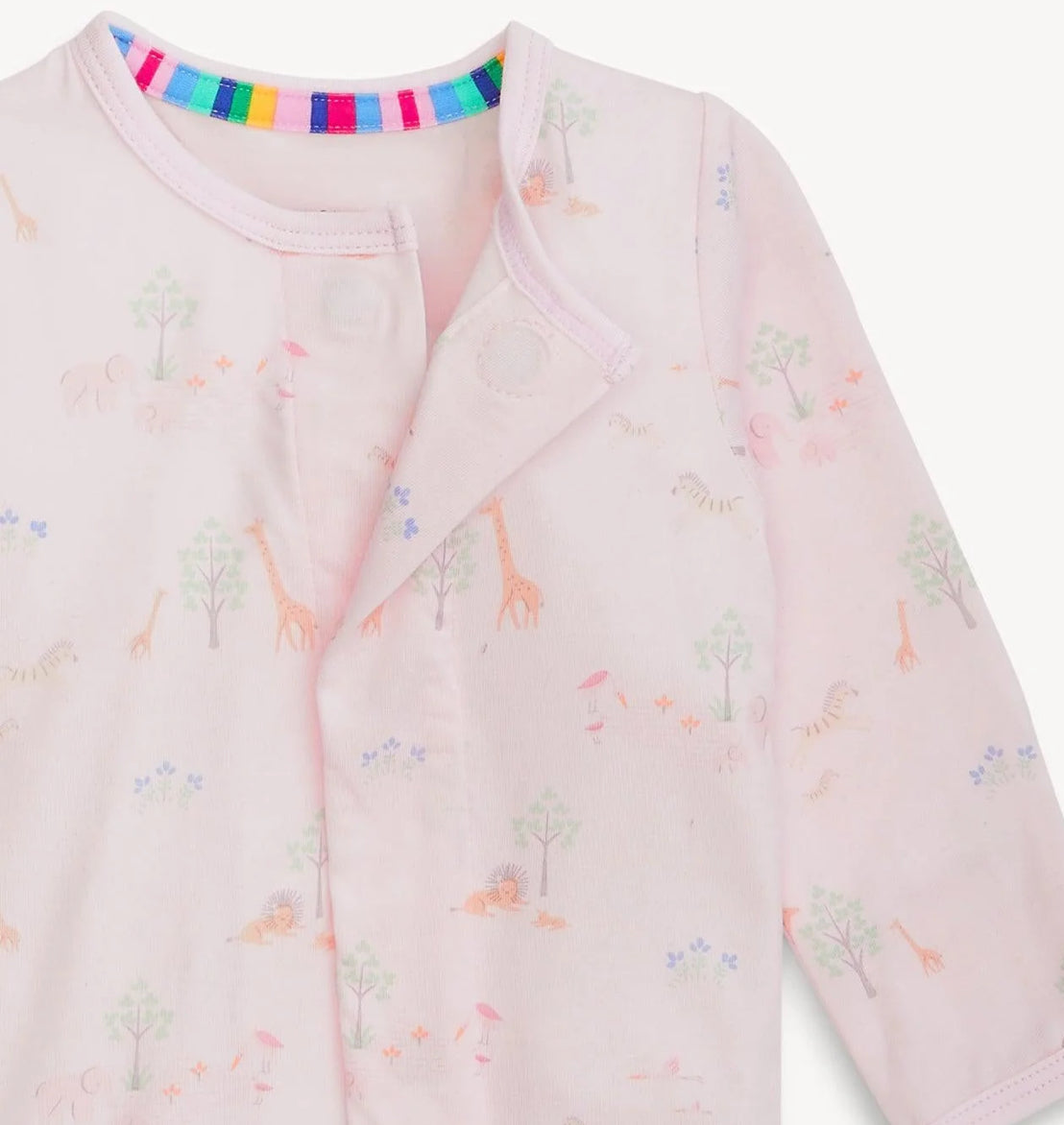 Pink Serene Safari footie - Magnetic Me
