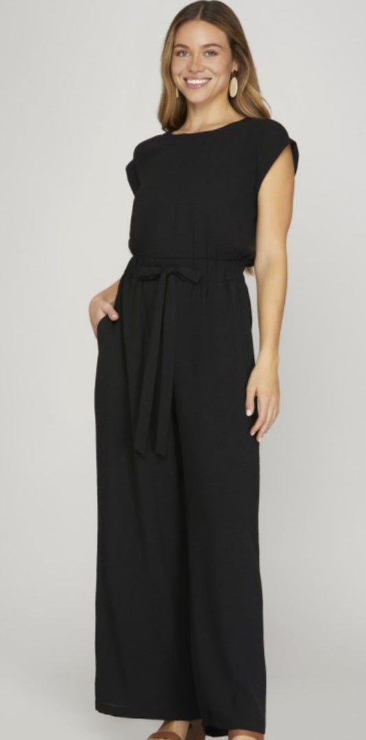 Tie Detail Jumpsuit