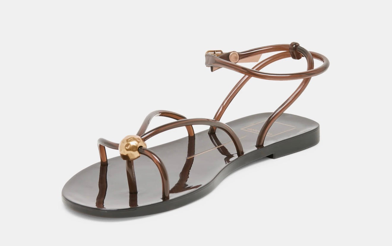 Dolce Vita - Kenley Vinyl Sandals Chocolate Jelly