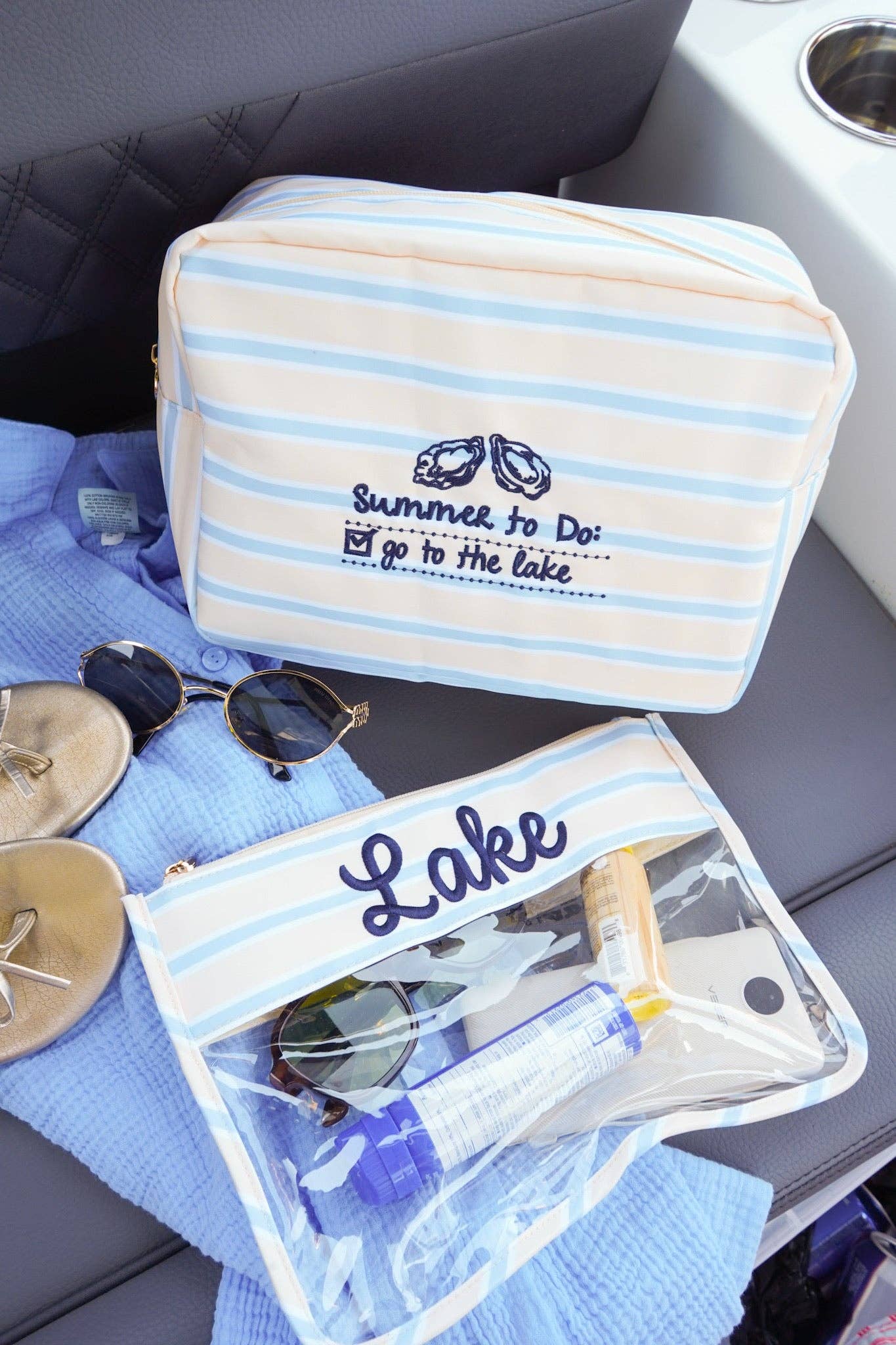 Lake - Butter & Blue Clear Pouch