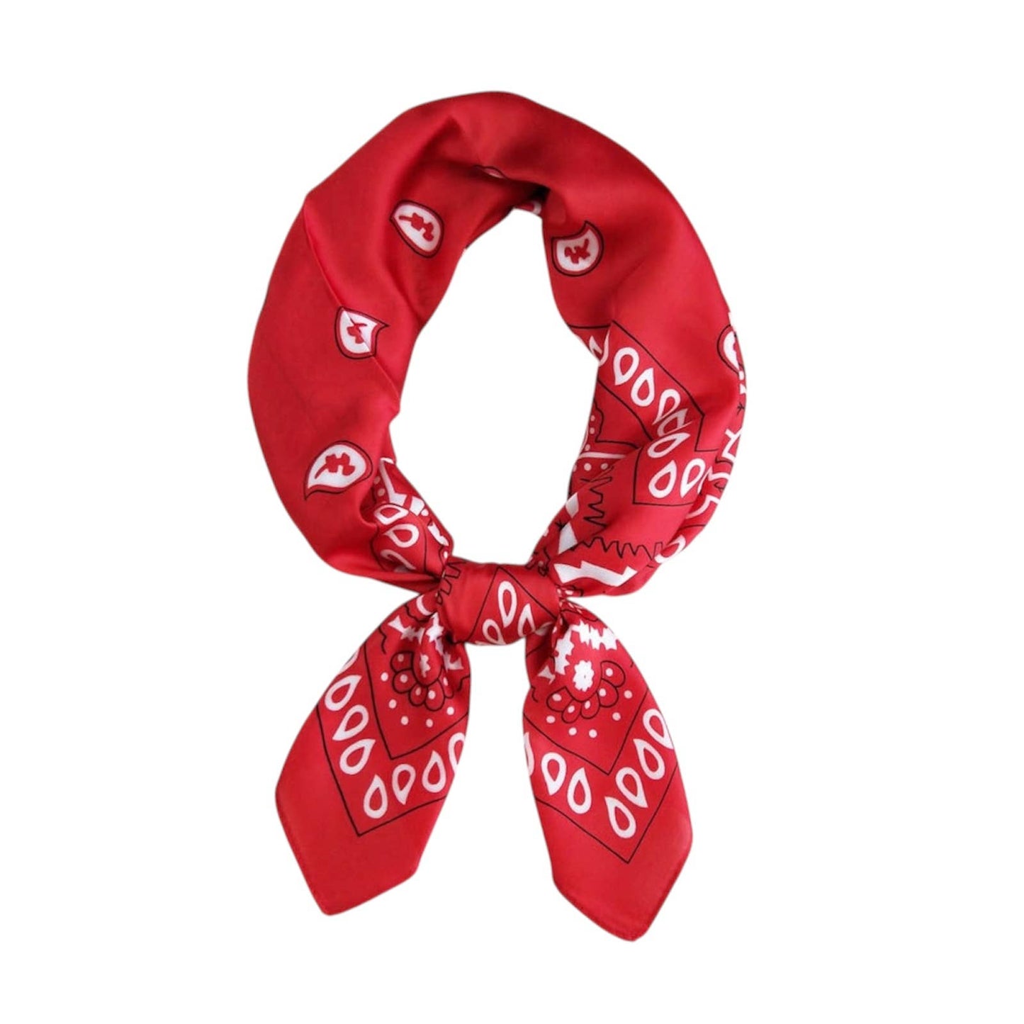 Silky Bandana - Red