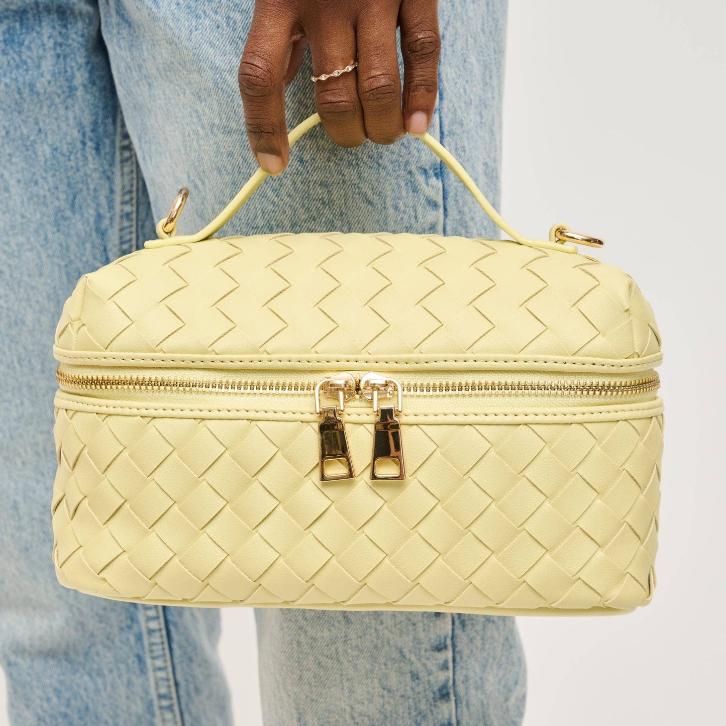 Richie Woven Top Handle Crossbody