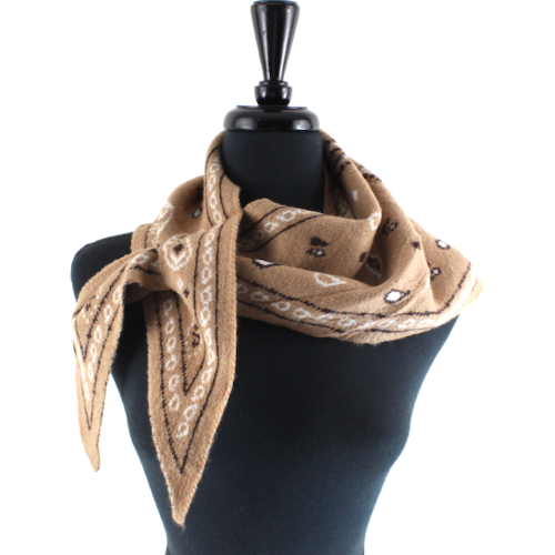 S26324 Pull-Through Polyester Triangle Scarf