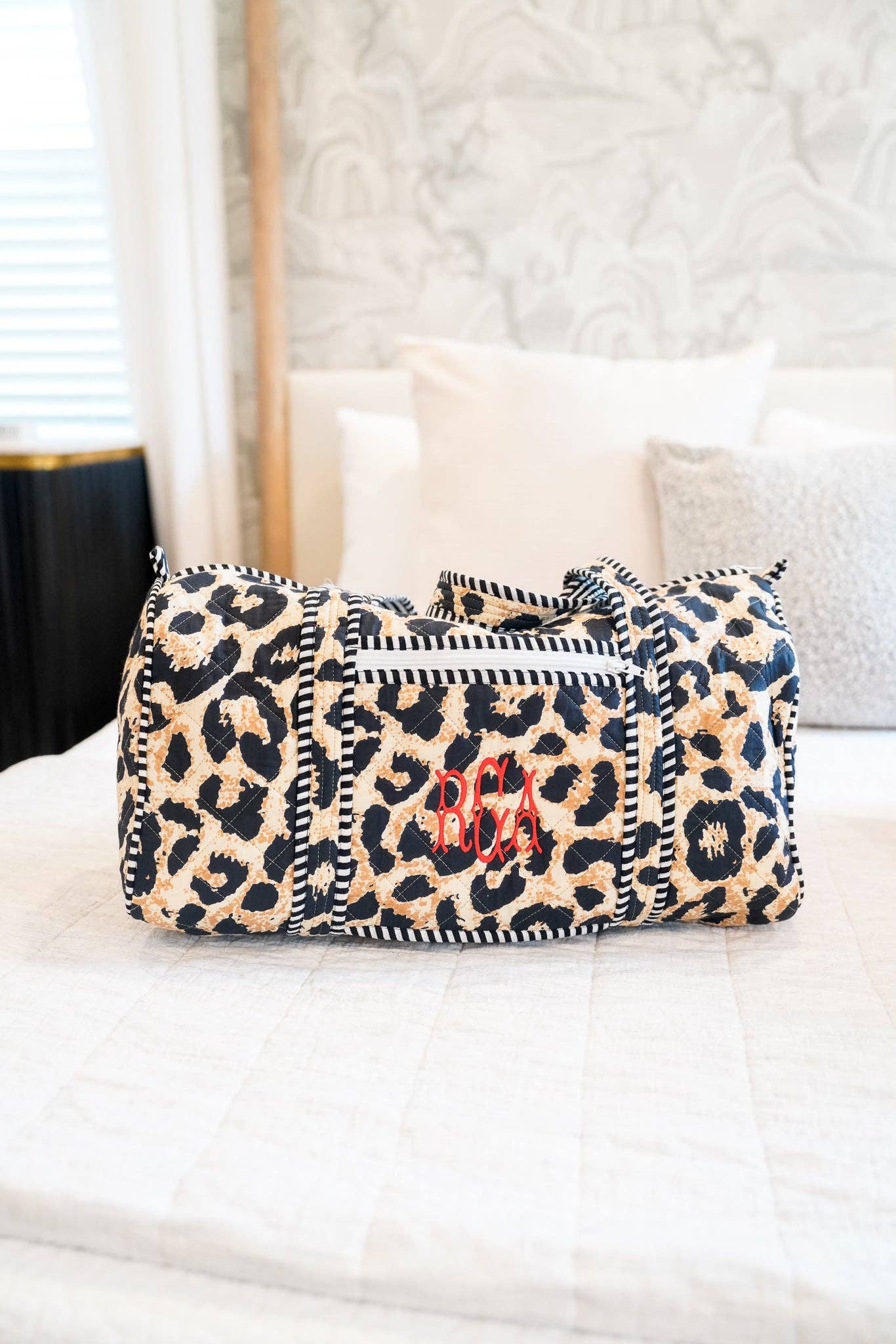 Quilted Block Print - Leopard Collection