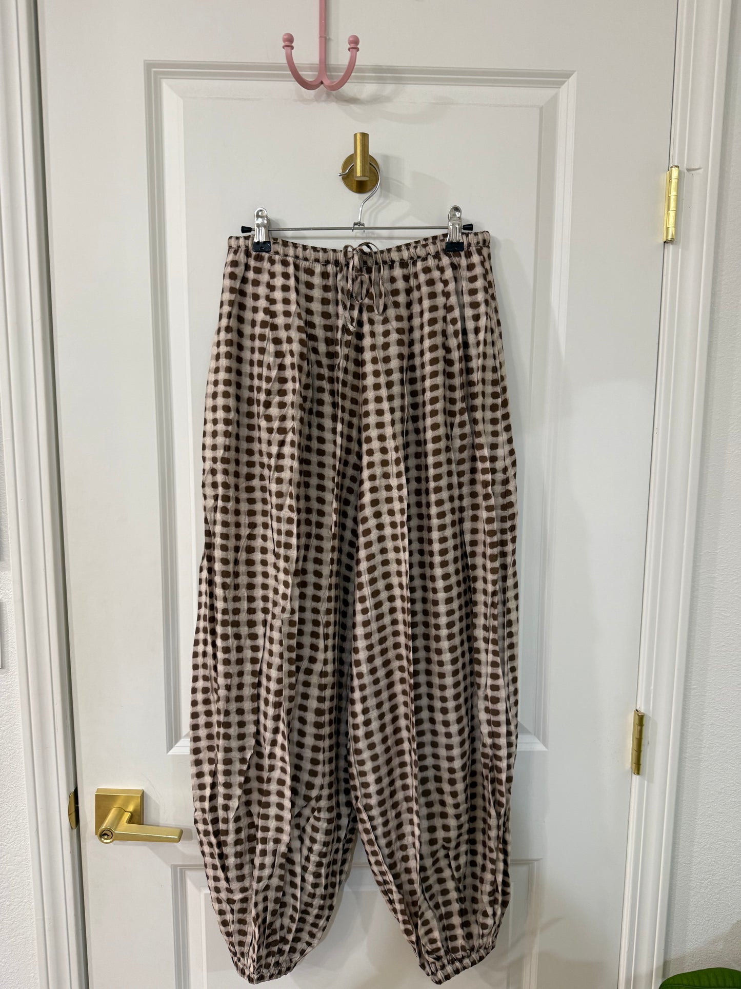 Geo Dot Print Harem pant