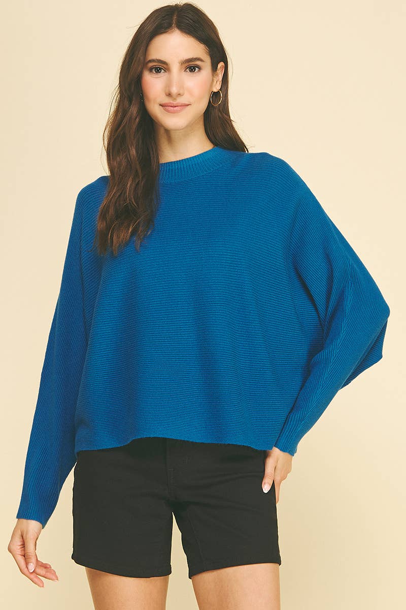 DOLMAN SLEEVES SWEATER TOP