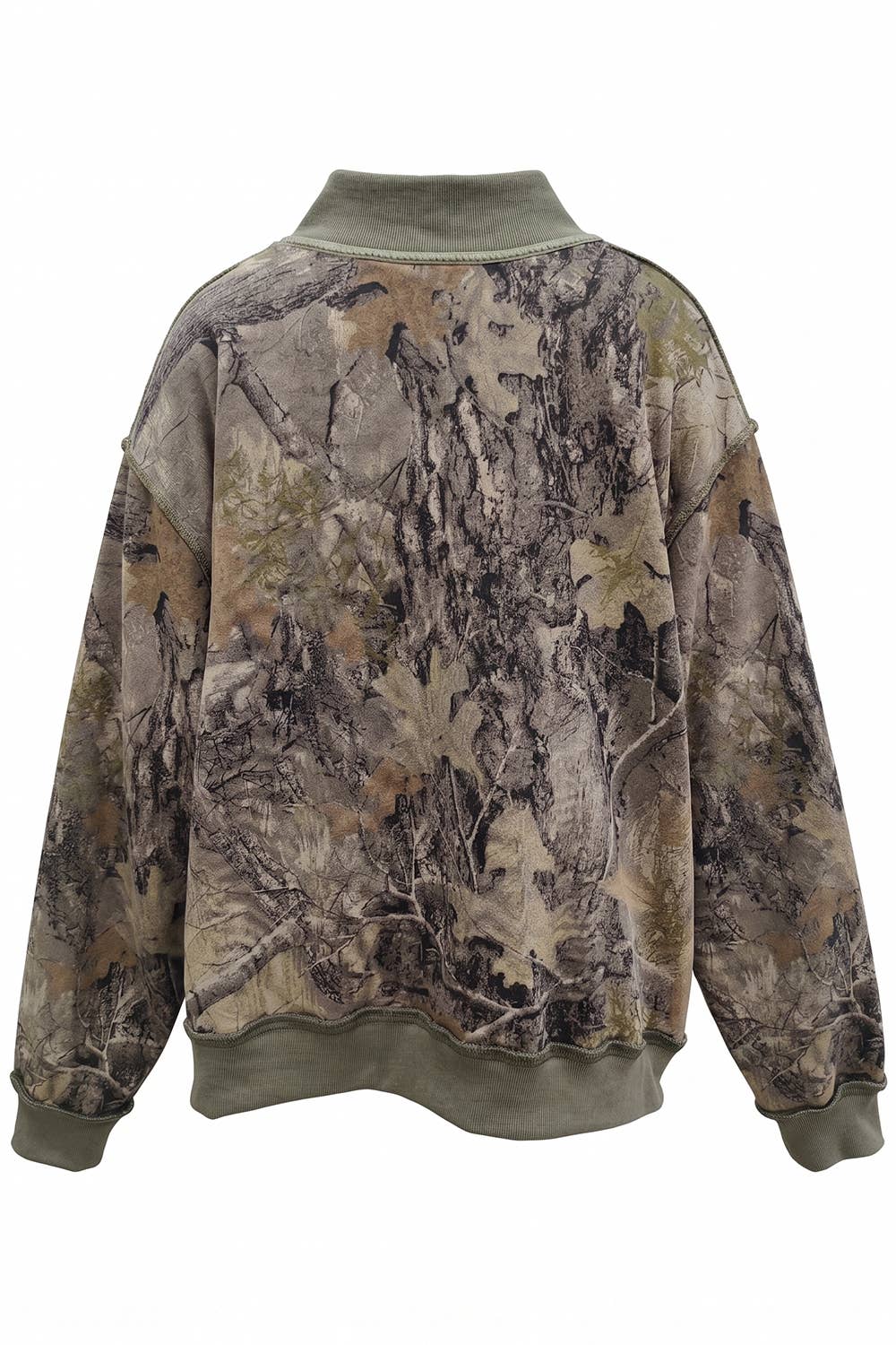 CAMOBLANK | Real-Tree Camouflage Mock-Neck Sweatshirt