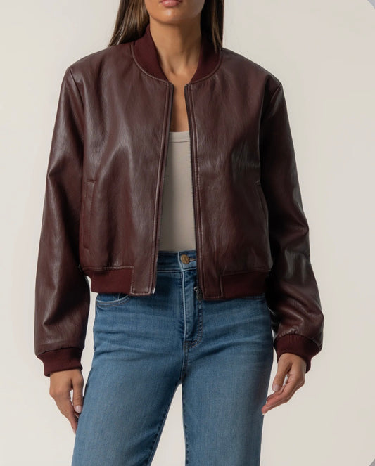 Steph zip front home jacket Bordeaux - Kut
