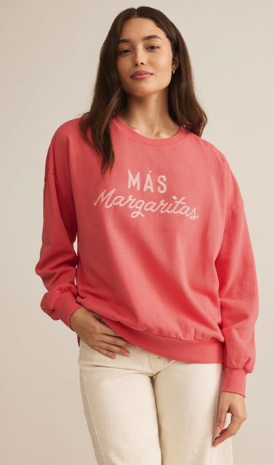Margs Sunday Sweatshirt Sunset Pink  - Z Supply