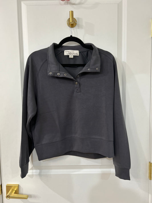 Graphite Luxe Henley- vintage Havana