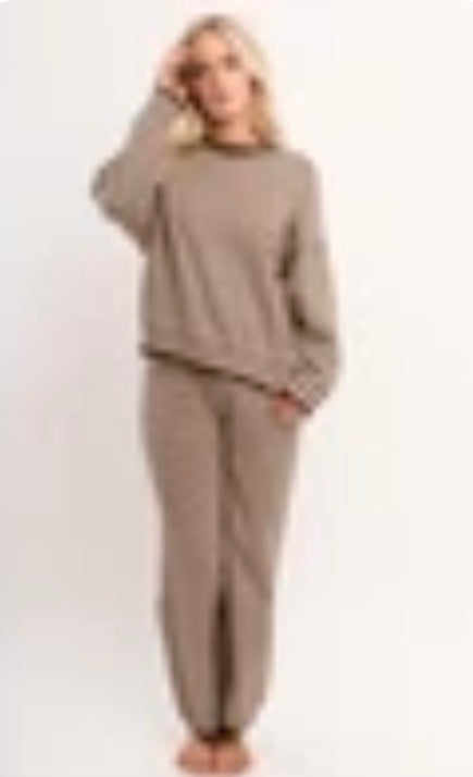 Campus sweater pant set ivy stripe