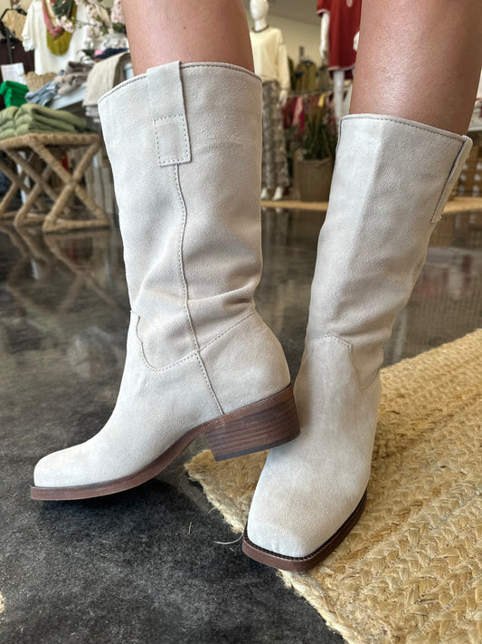 ROMIE LT TAUPE SUEDE boot - Dolce Vita