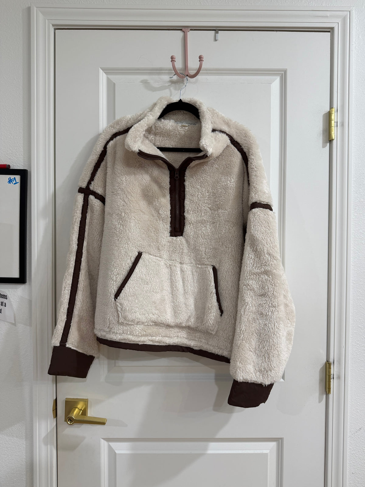 Light beige quarter zip VINTAGE HAVANA