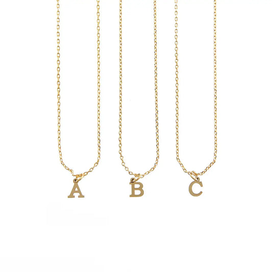 Waterproof Dainty Love Initial Necklace: NEW