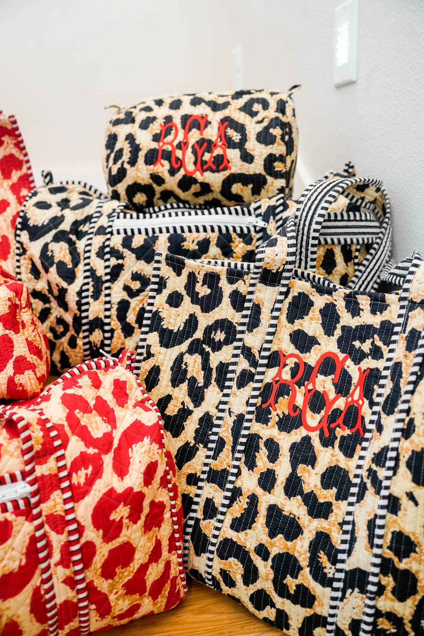 Quilted Block Print - Leopard Collection