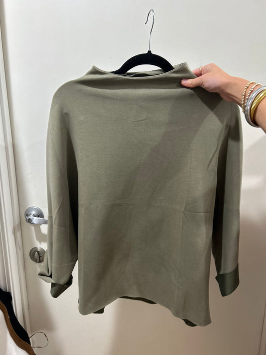 modal blend mock neck top (2 colors)