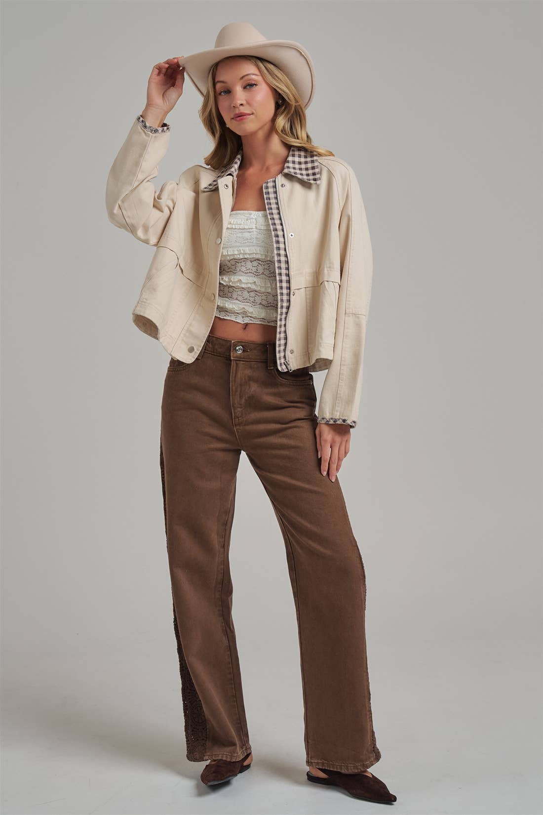 VINTAGE OXFORD CANVAS TWILL FALL JACKET_