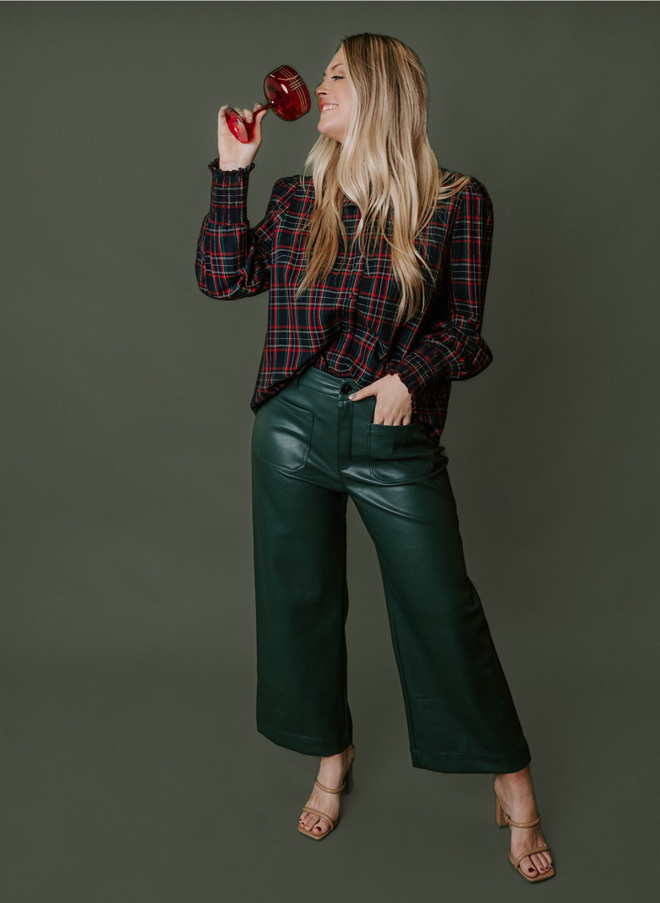 Chapman Plaid Top