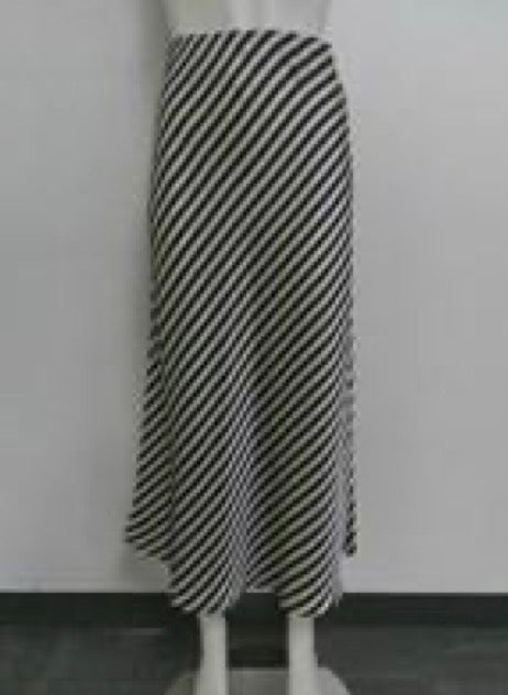 Taupe/Black Stripe skirt