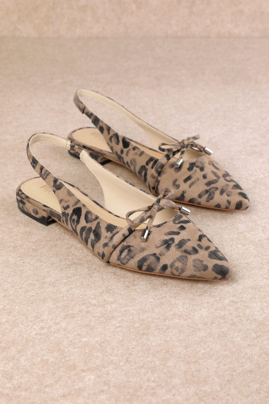 Leopard Slingback