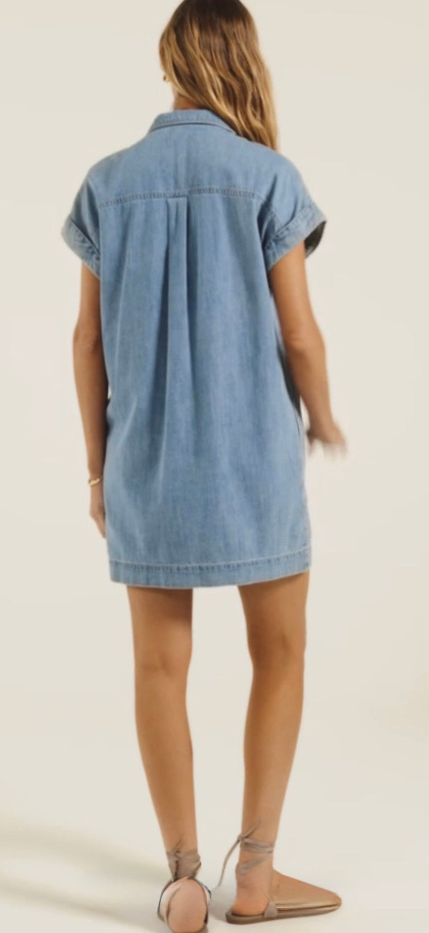 Napa Denim Mini Dress Shoreline - Z Supply