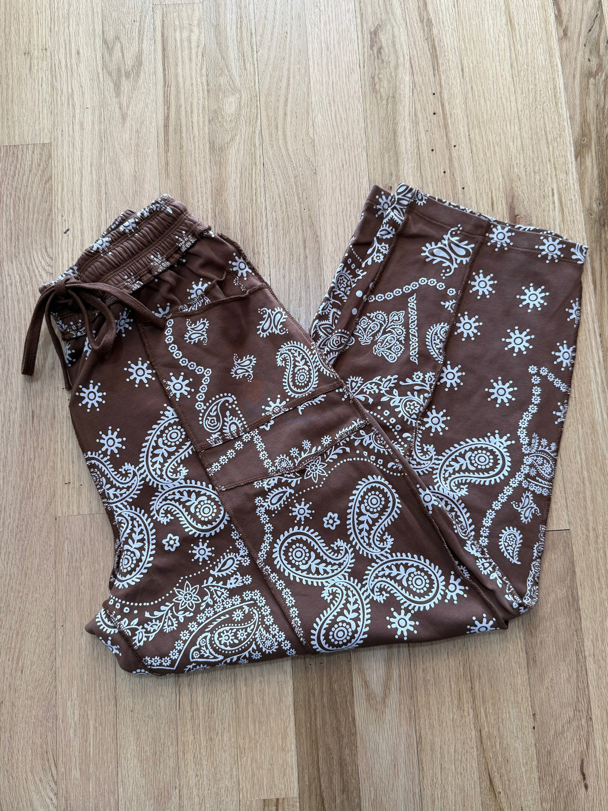 Annie brown bandana pant