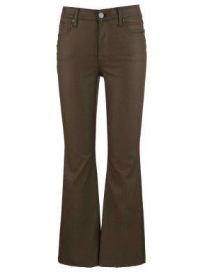Kut - STELLA HIGH RISE FAB AB FLARE W/RAW HEM golden brown