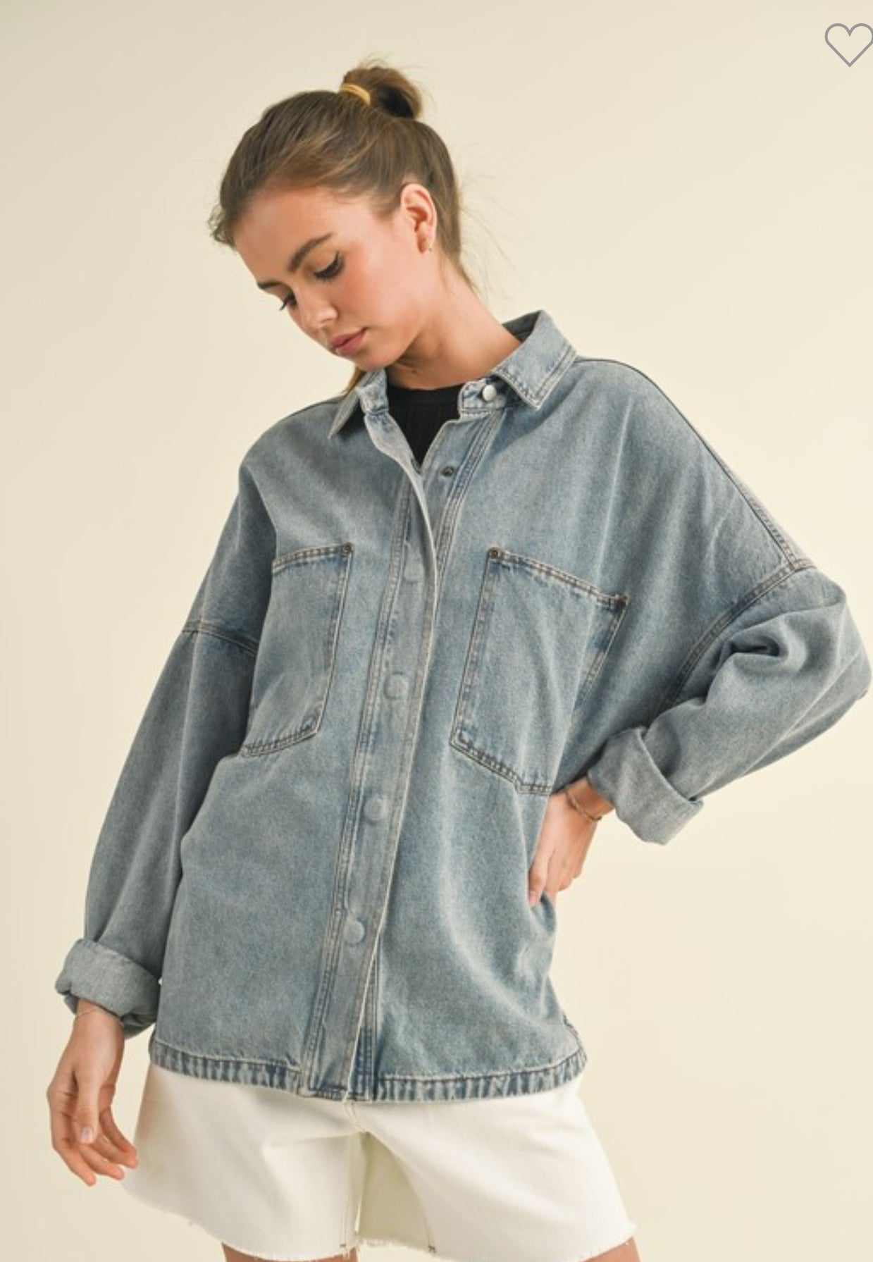 Missy Denim Shacket