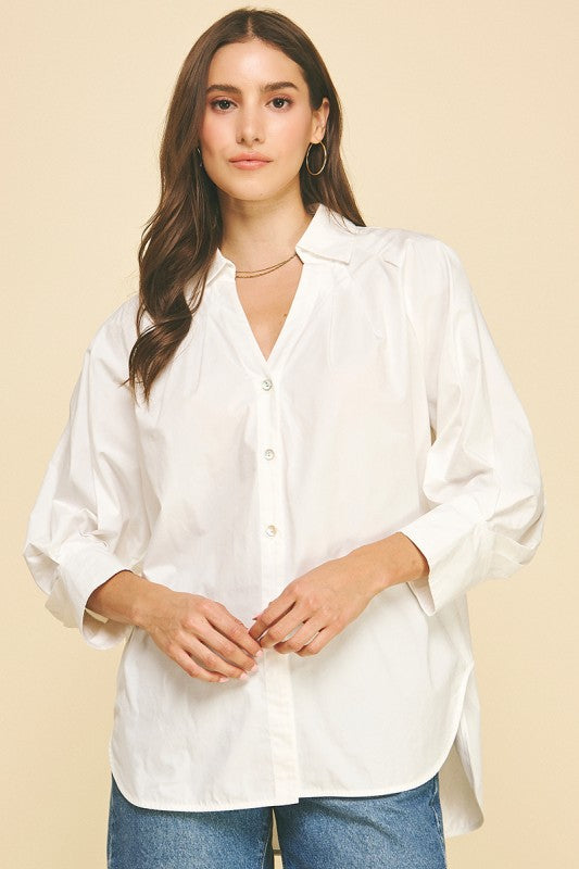 must have white button down