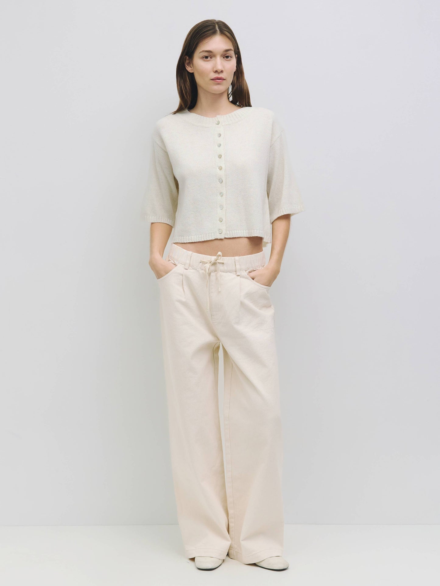 The Stacey Cardigan | Brushed Half Sleeve Cardigan (multiple colors)