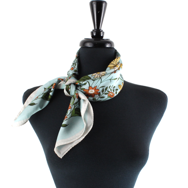 S25095 Floral Square Scarf (28"x28")
