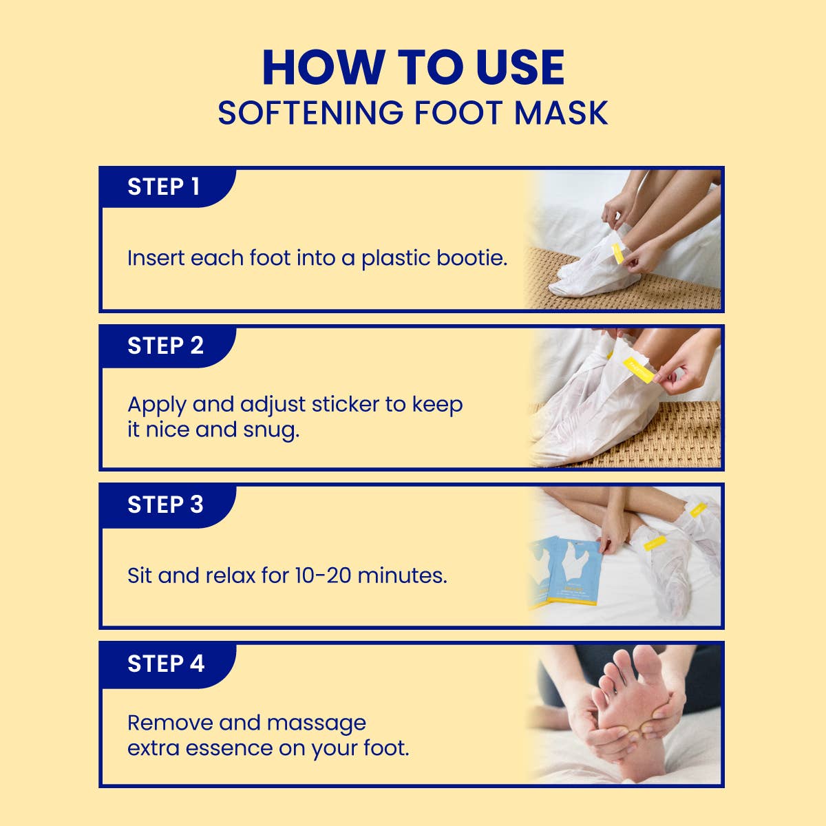 Foot Masks - K-Beauty - Softening - Silky Feet - Set of 2