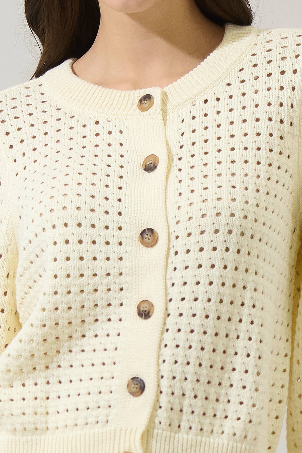 Deffy Button Down Knit Cardigan