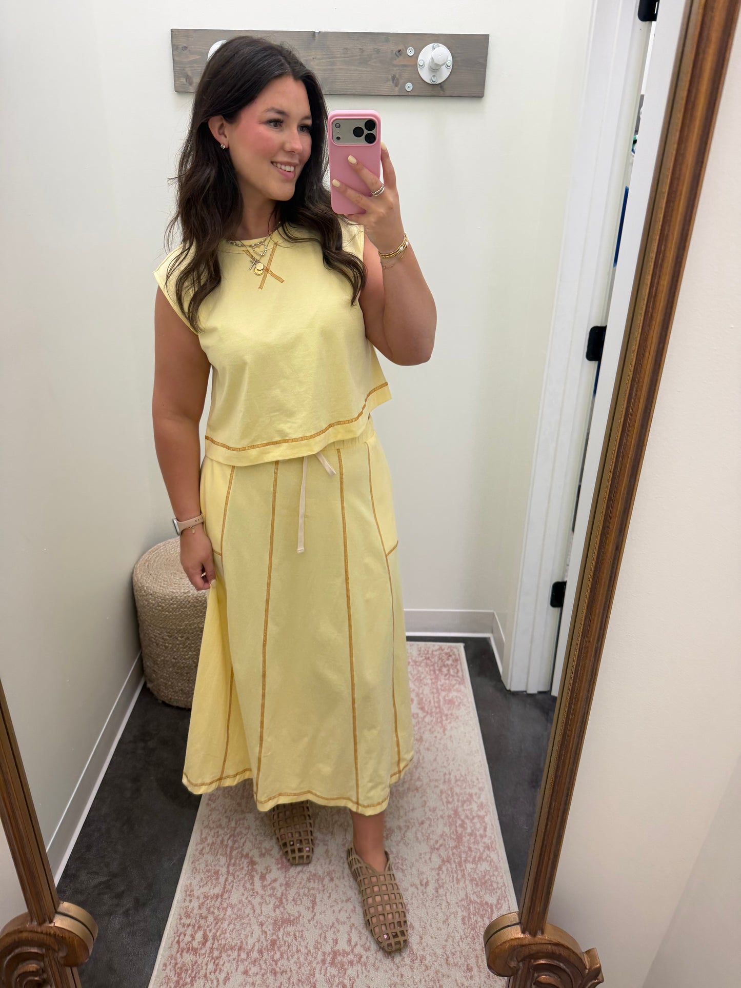 Wishful tank/skirt set (2 colors)